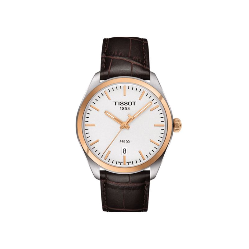 瑞士TISSOT 天梭 PR100系列 简约石英男表 T101.410.26.031.00 T101.410.26.031.00