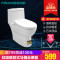 四季沐歌马桶连体坐便器 虹吸式静音节水普通座便器 400MM M-ZD230P（劲冲款-喷射冲洗）