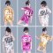 套头短袖和短裤套装六一儿童表演服幼儿爵士舞演出服男女童幼儿园街舞通用服装简约小清新男女套装 140建议身高120-130cm HELO蓝色