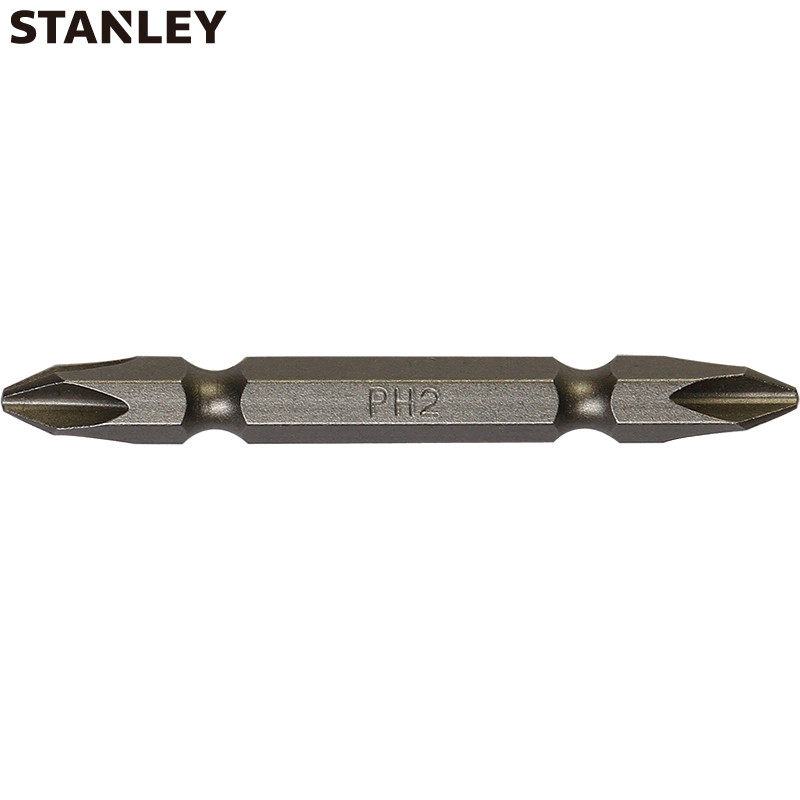 史丹利（Stanley）6.3MM系列65mm双头旋具头PH1-PH1x65mm x10 63-101T-23