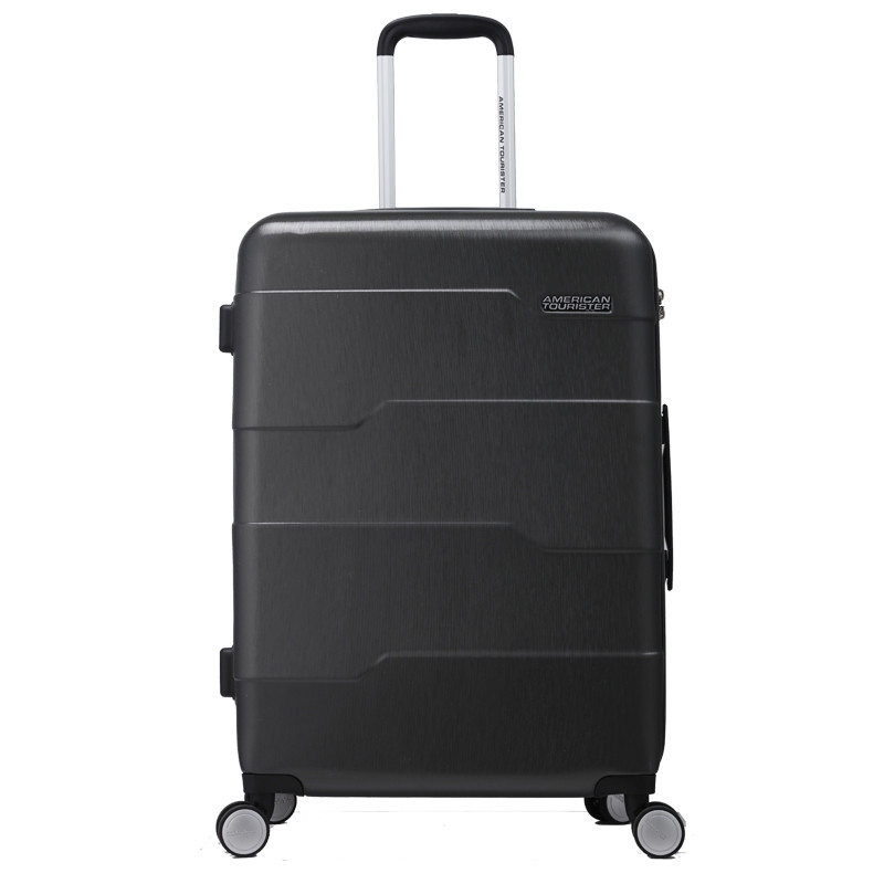 美旅AmericanTourister 拉杆箱行李箱万向轮旅行箱密码箱商务专柜同款BI9 拉丝黑色 28寸