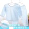 宝宝睡衣夏季男童女童空调服儿童内衣套装婴儿幼儿衣服薄款简约小清新条纹男女宝宝夏季空调服套装 59cm 狐狸肩开黄色