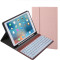 酷猫 新iPad键盘保护套9.7/10.2/10.5英寸带笔槽皮套蓝牙无线外接 air3苹果爱派7平板电脑防摔壳 10.2寸蓝色