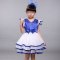 六一儿童合唱服中小学生大合唱表演服装女童亮片公主裙蓬蓬裙创意可爱男孩女孩舞台表演服装 170cm 宝篮色女