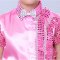 六一儿童合唱服中小学生大合唱表演服装女童亮片公主裙蓬蓬裙创意可爱男孩女孩舞台表演服装 100cm 宝篮色女