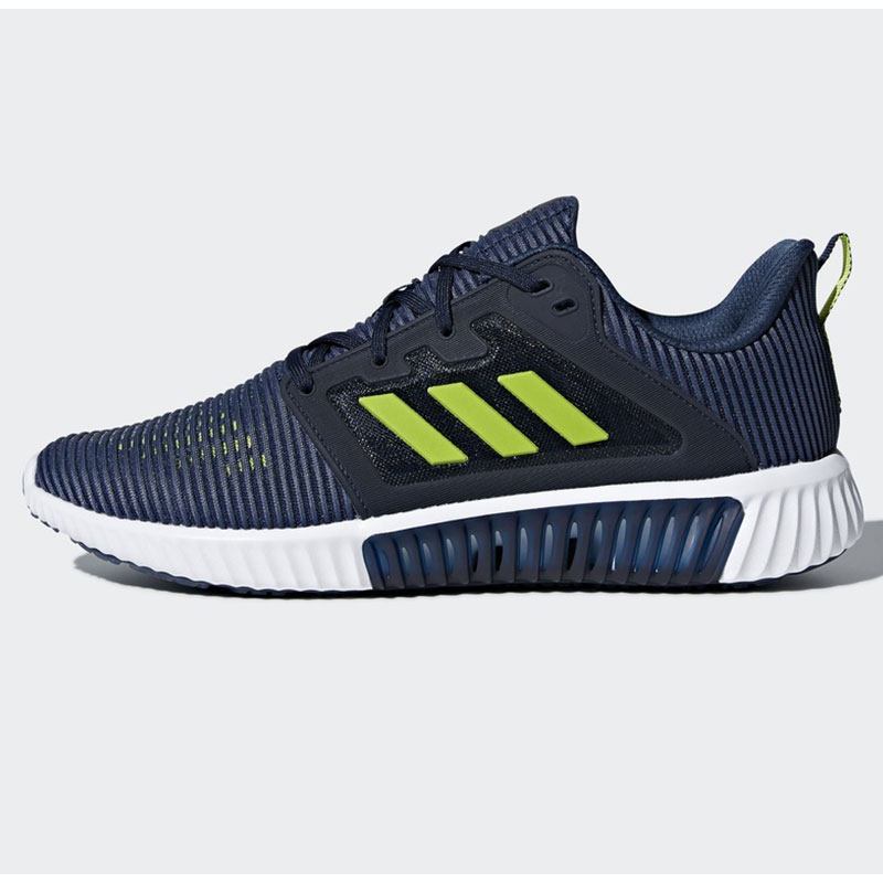 ADIDAS阿迪达斯男鞋新款climacool清风透气防滑耐磨跑步鞋CM7397 学院藏青蓝/绿荧光/传奇墨水蓝 39