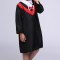儿童博士服小学生幼儿园博士服学士服演出服博士帽毕业礼服表演服可爱萌趣创意儿童套装 140cm 黄领套装（帽子+毕业证书）