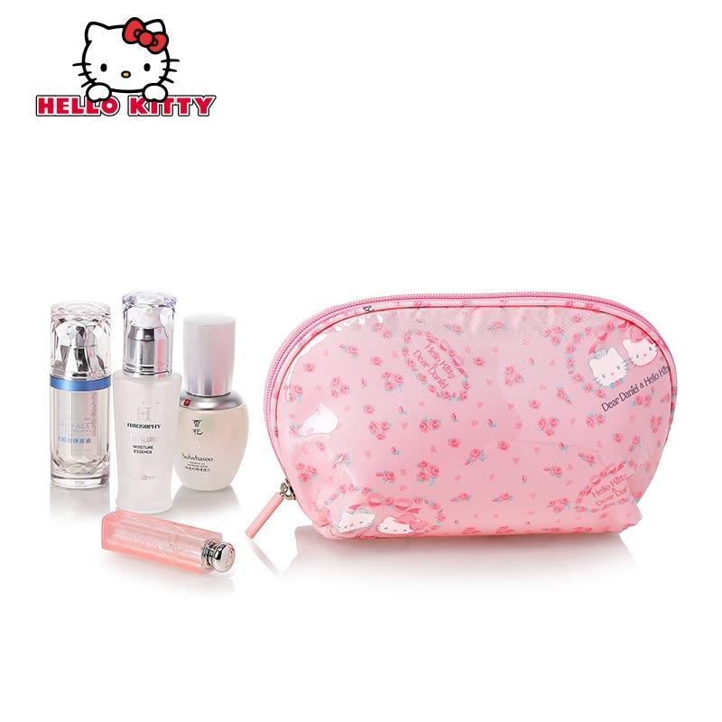 Hellokitty旅行收纳袋套装洗漱防水化妆包衣物便携行李出差收纳_2 化妆整理袋