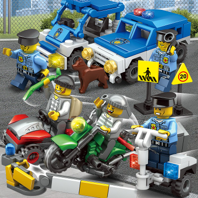 KAZI 开智 拼装玩具 城市警察系列 8盒全套