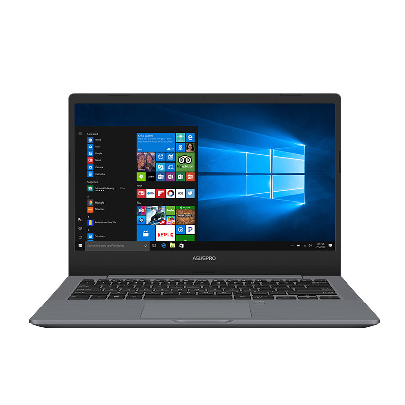 H华硕（ASUS）P5440UF 14英寸笔记本电脑(I5 8250U 8GB 512G 2GB独显 无系统 黑色）