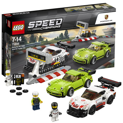 LEGO 乐高 超级赛车速度冠军系列  75888 保时捷911 RSR&Turbo3.0