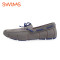 Swims Braided Lace Loafer挪威春秋款男鞋 防水透气 百搭休闲鞋 深灰蓝色 41码