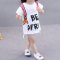 女童洋气裙子夏装女宝宝短袖连衣裙婴幼儿裙1-2-3岁简约小清新女孩子夏季薄款连衣裙 110cm 书包-X款短袖印花书包裙