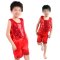 六一儿童节表演服幼儿舞蹈服装男童腰鼓少儿幼儿园女童肚兜演出服通用简约小清新婴童套装 140cm 男童白色