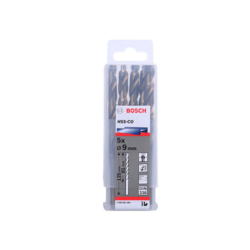 博世（Bosch） 高速钢麻花钻头-含钴4.3 mm HSS-Co (10支装)