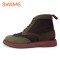 Swims Barry Brogue High 挪威秋冬款 高端男鞋 高帮商务褐色运动鞋 褐色 41码