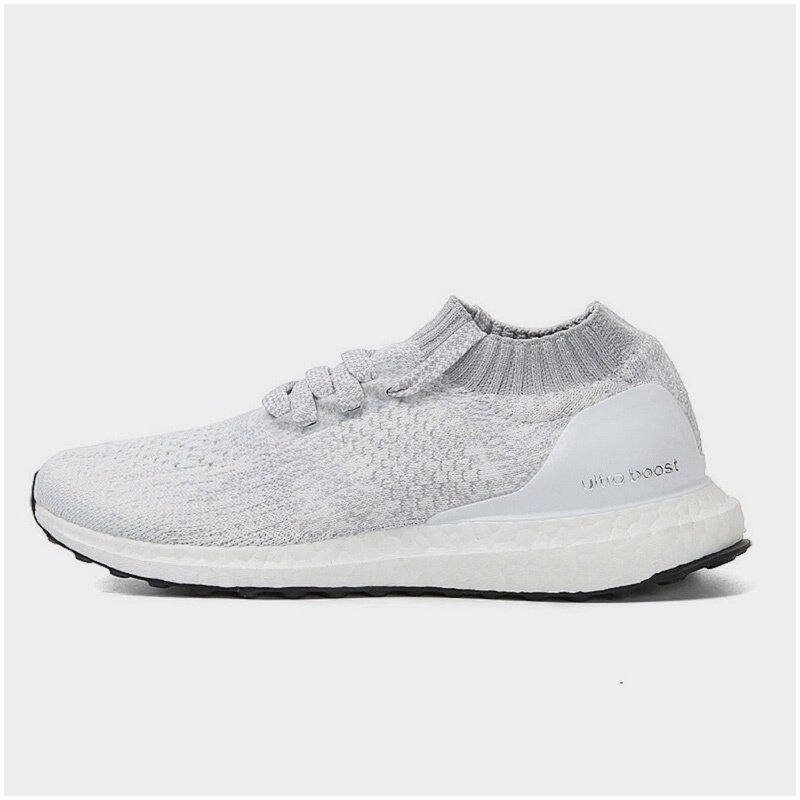阿迪达斯女鞋春夏季运动鞋UltraBOOST爆米花缓震透气跑步鞋-DB1132 亮白/二度灰 38.5