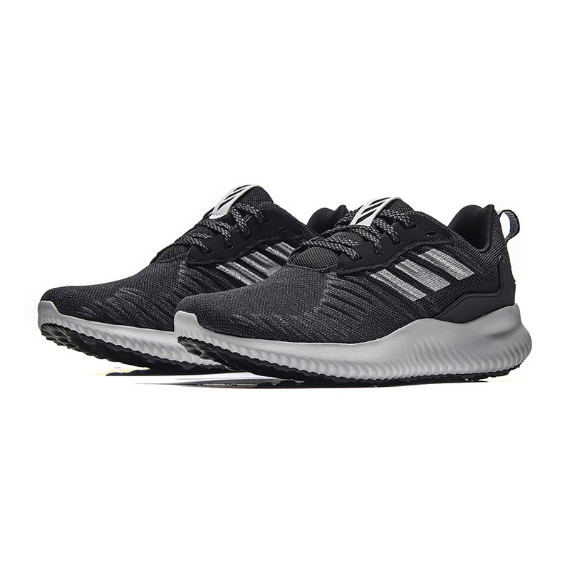 【自营】adidas阿迪达斯女子跑步鞋alphabounce休闲运动鞋CG4745 CG47451号黑色+银金属 37码