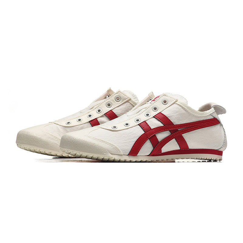 【自营】Onitsuka Tiger鬼冢虎男子女子休闲鞋款MEXICO 66鞋D3K0Q-0023 D3K0Q-0023奶白+红色 37.5码