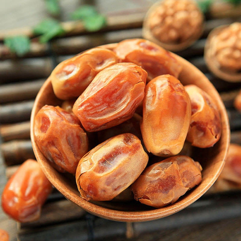 【卿卿雨】250迪拜阿联酋黄金椰枣番枣 办公室零食干果