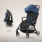 Pouch婴儿推车超轻便可坐可躺便携式伞车折叠婴儿车儿童手推车 统一尺码 蓝色