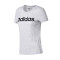【自营】adidas阿迪达斯NEO女子短袖T恤休闲运动服CV9213 L CV9213浅麻灰+黑