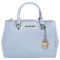 MICHAEL KORS 迈克·科尔斯手提包 女经典款杀手包软纯色荔枝纹牛皮商务/OL拉链中号 30S4GTVS6L 冰蓝色