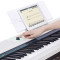 壹枱（The ONE） 智能钢琴 便携版电钢琴 88键重锤 成年人儿童初学者 经典黑【琴头+单踏板】