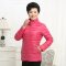 千仞岗2017秋冬新品羽绒服女中老年妈妈装羽绒服立领大码219085 190/4XL 烟花紫705