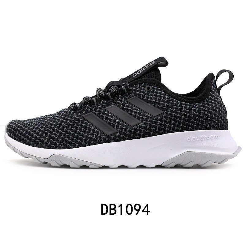 Adidas阿迪达斯NEO男鞋2018春季新款运动鞋防滑耐磨休闲鞋DB1094_1 亮白/学院藏青蓝/侦探灰 41