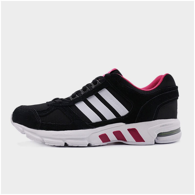 Adidas阿迪达斯女子运动休闲舒适训练跑步耐磨透气跑步鞋AC8560 1号黑色/亮白 37