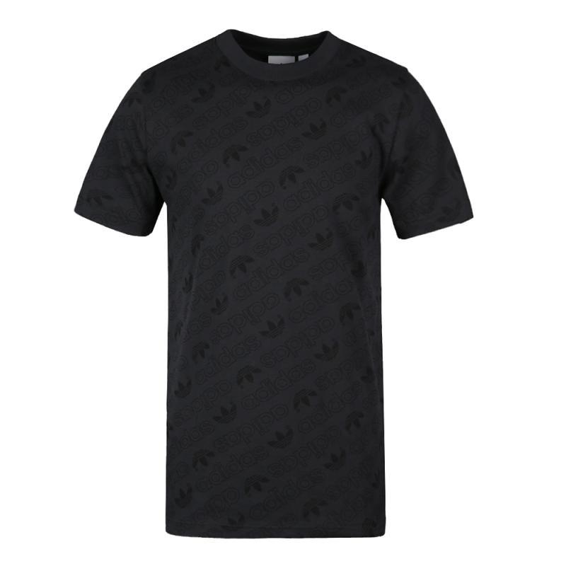 adidasOriginals阿迪三叶草2018男子AOPTee短袖T恤CE1556 S 黑
