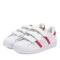 adidas阿迪三叶草小童SUPERSTARFOUNDATIONCFC休闲鞋B257_1 亮白/荧光玫红/亮白 12K码