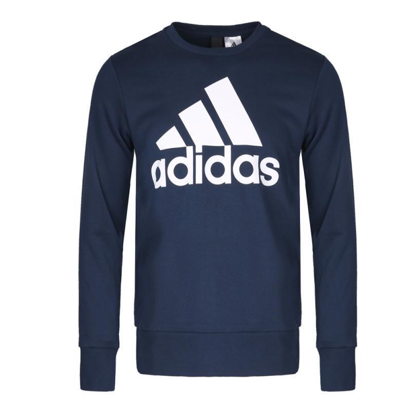 adidas阿迪达斯2018男子ESSBIGLOGCREW针织套衫_3 XXXL码 蓝