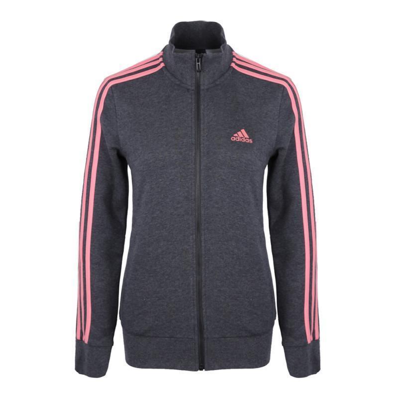 adidas阿迪达斯新款女子女训ESSENTIALS系列针织外套BR2493_2 XS 灰