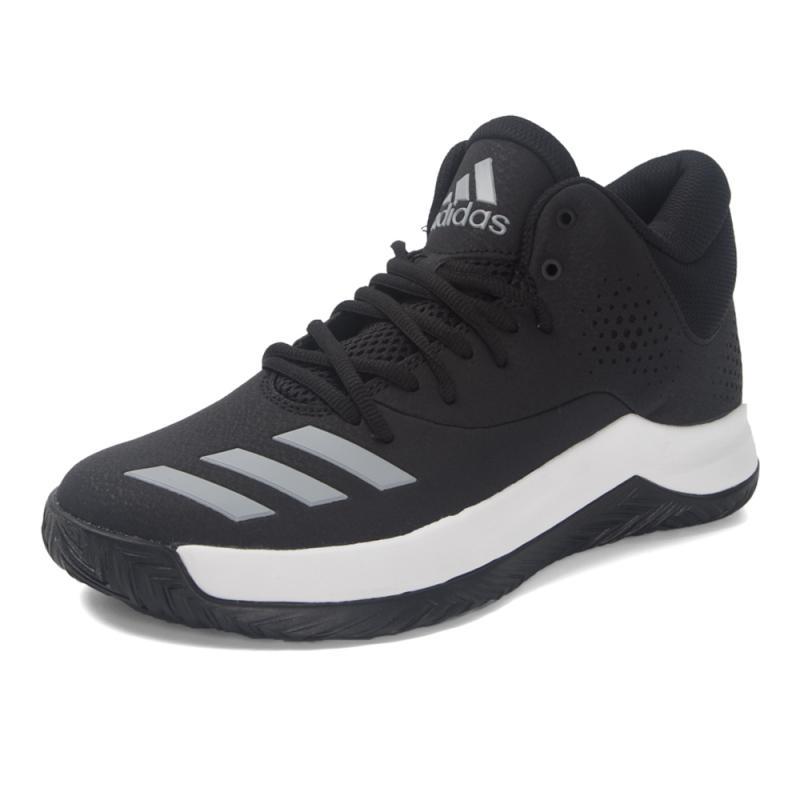 adidas阿迪达斯男子CourtFury团队基础系列篮球鞋 1号黑色/二度灰 42.5码
