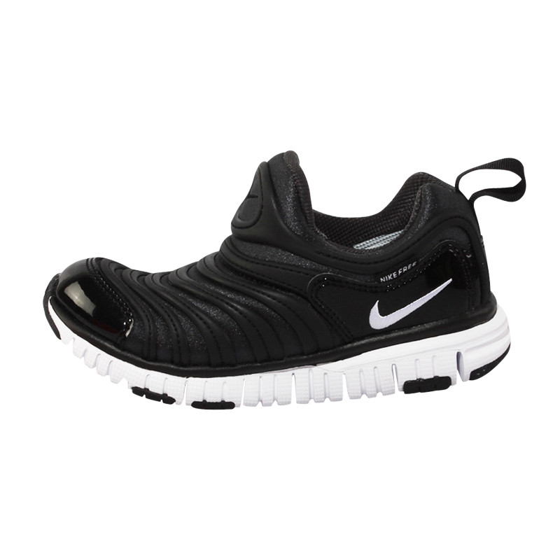 Nike耐克中童毛毛虫男女学生黑色防滑运动鞋343738-013 黑色343738-013 32