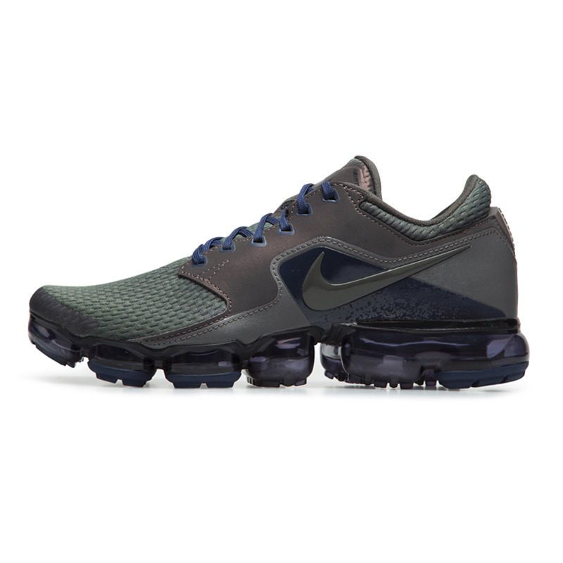 NIKE耐克AirVaporMax北极光全掌气垫男鞋运动鞋跑步鞋AJ4469-002 深雾黑/深雾黑/深藏青蓝 44