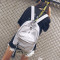 ins超火的书包女韩版原宿ulzzang高中学生校园背包chic港味双肩包 白色