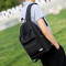 韩版简约男士休闲旅行包背包双肩包女初中生中学生书包男时尚潮流_6 紫色USB+转换线