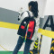 书包女韩版原宿ulzzang高中学生校园少女心可爱萌双肩包软妹背包_5 黑黄