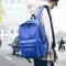 双肩包女韩版潮流街拍书包男校园初高中学生森系简约时尚百搭背包_24 黑色收藏送运费险