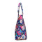 新款大包包尼龙帆布包防水购物袋大容量花色单肩手提包女包妈妈包_1 绚丽花朵