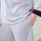 2018长袖棉质男士睡衣男春秋季可外穿男式爸爸休闲家居服 春秋天针织棉中年人居家服套装7622 L码 6号款