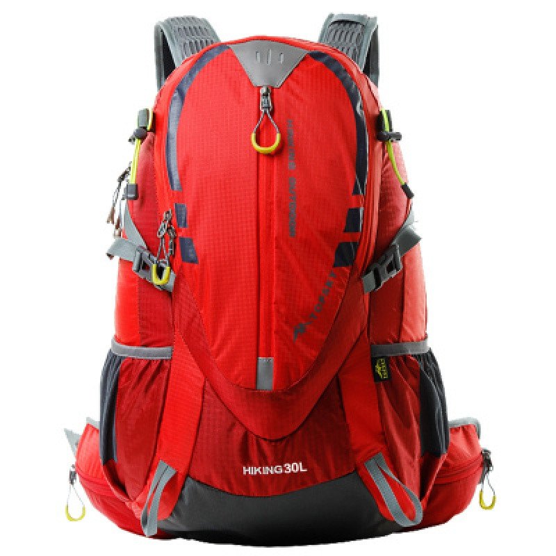 登山包骑行背包户外双肩男女旅行包超轻悬浮透气防水30l40_10 红色
