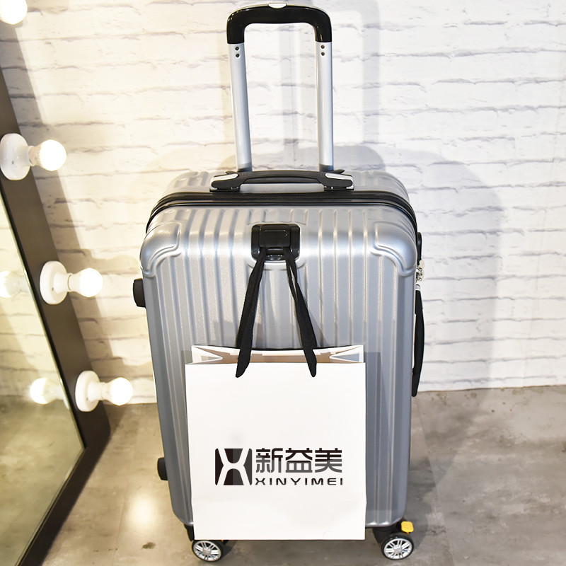 学生行李箱拉杆箱万向轮20寸登机箱22寸24寸旅行箱26寸28寸密码箱_10 28寸 银灰色带挂扣磨砂面