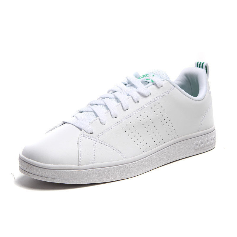 adidas阿迪达斯NEO男鞋板鞋2016新款小白鞋运动鞋热F99251 F99251白+亮白+绿 42码