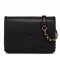 Tory Burch 托里伯奇香港直邮 TB女包硬·欧美时尚牛皮小号编织链条包 单肩吧 女斜挎包51159762 黑色