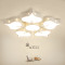 幕光城 LED简约现代铁艺创意卧室客厅吸顶灯个性温馨时尚造型艺术新潮灯饰20M2 5头三色