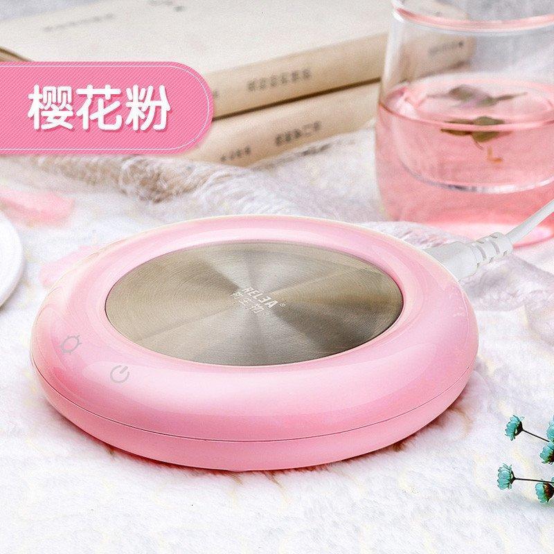 物生物(RELEA)带盖玻璃杯水杯创意过滤茶杯恒温宝套装蘑菇杯恒温宝套装掌_1_9 樱花粉